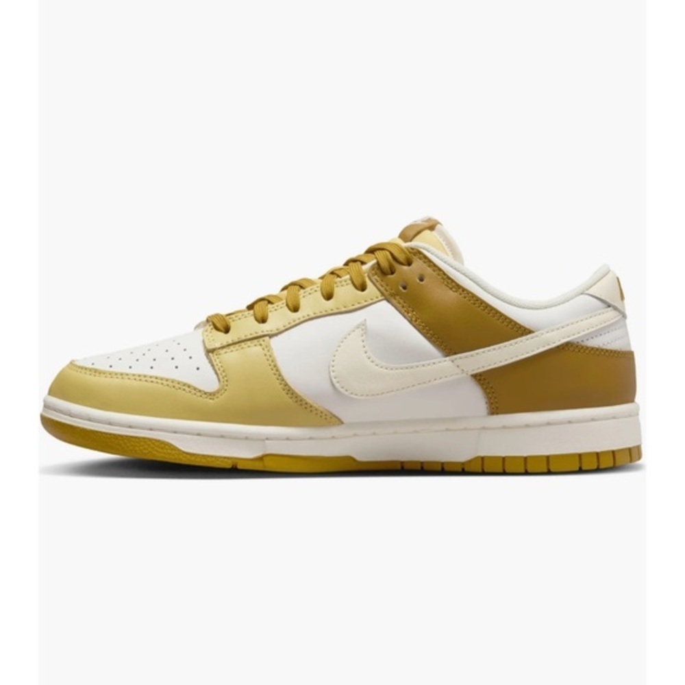 Nike Dunk Low Retro Sneakers Bronzine/Coconut Milk-saturn Gold-sail